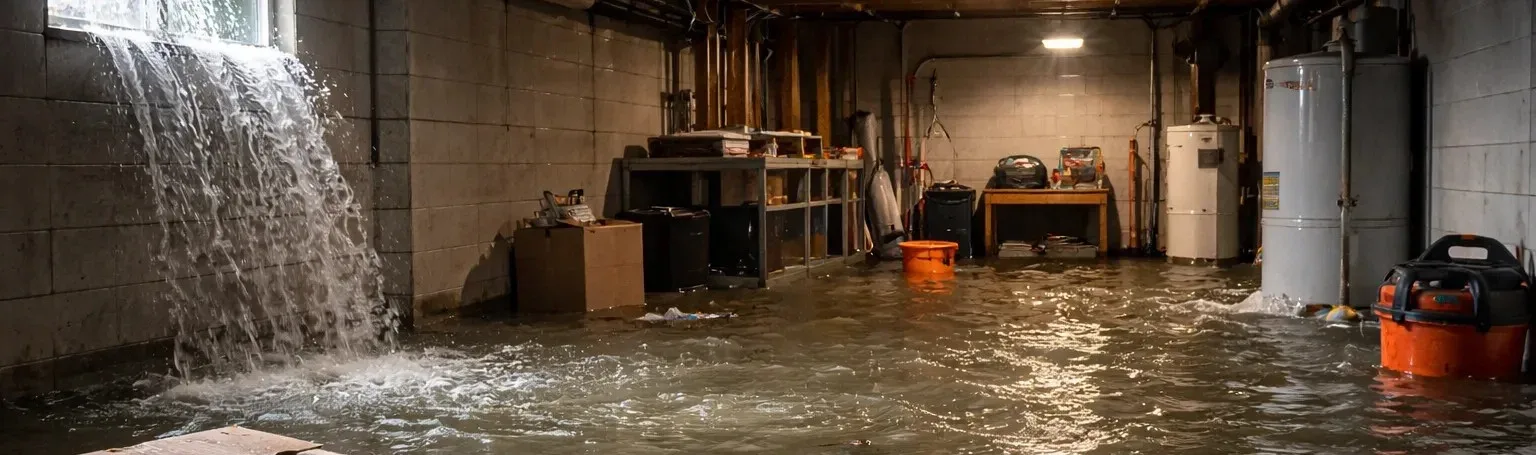 Sump pump service background